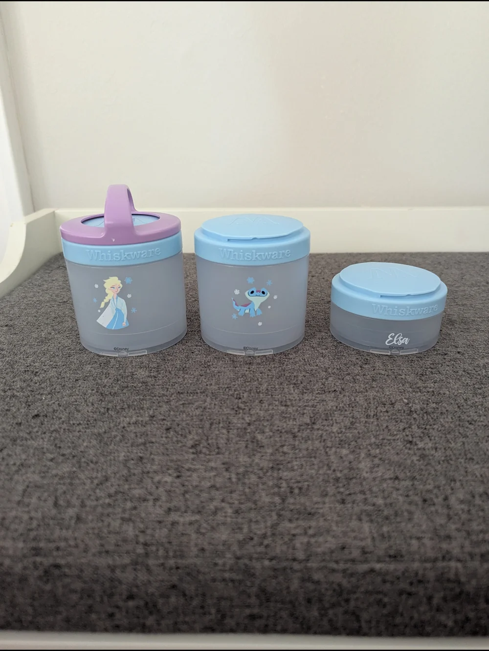 Disney Elsa Whiskware Stackable Snack Tower - Light Blue & Purple